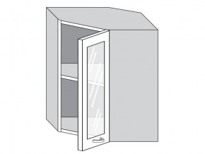 1.60.3у Шкаф настенный (h=720) угловой на 600мм со стекл. дверцей в Нижней Салде - nizhnyaya-salda.магазин96.com | фото