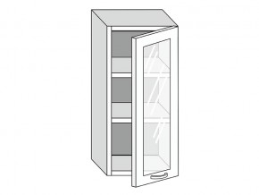 19.40.3 Шкаф настенный (h=913) на 400мм с 1-ой стекл. дверцей в Нижней Салде - nizhnyaya-salda.магазин96.com | фото