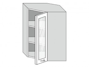 19.60.3у Шкаф настенный (h=913) угловой на 600мм со стекл. дверцей в Нижней Салде - nizhnyaya-salda.магазин96.com | фото