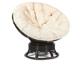 Кресло-качалка Papasan w 23/01 B с подушкой Antique brown, ткань Старт в Нижней Салде - nizhnyaya-salda.магазин96.com | фото