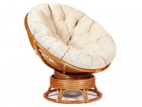 Кресло-качалка Papasan w 23/01 B с подушкой Cognac, ткань Старт в Нижней Салде - nizhnyaya-salda.магазин96.com | фото