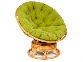 Кресло-качалка Papasan w 23/01 B с подушкой Honey, флок Олива в Нижней Салде - nizhnyaya-salda.магазин96.com | фото