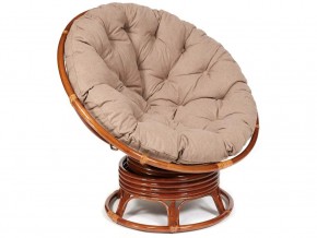 Кресло-качалка Papasan w 23/01 B с подушкой Pecan, экошерсть Коричневый в Нижней Салде - nizhnyaya-salda.магазин96.com | фото