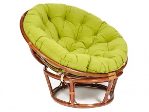 Кресло Papasan 23/01 W с подушкой Pecan, флок Олива в Нижней Салде - nizhnyaya-salda.магазин96.com | фото