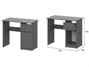 Стол письменный 900 Денвер Графит серый в Нижней Салде - nizhnyaya-salda.магазин96.com | фото